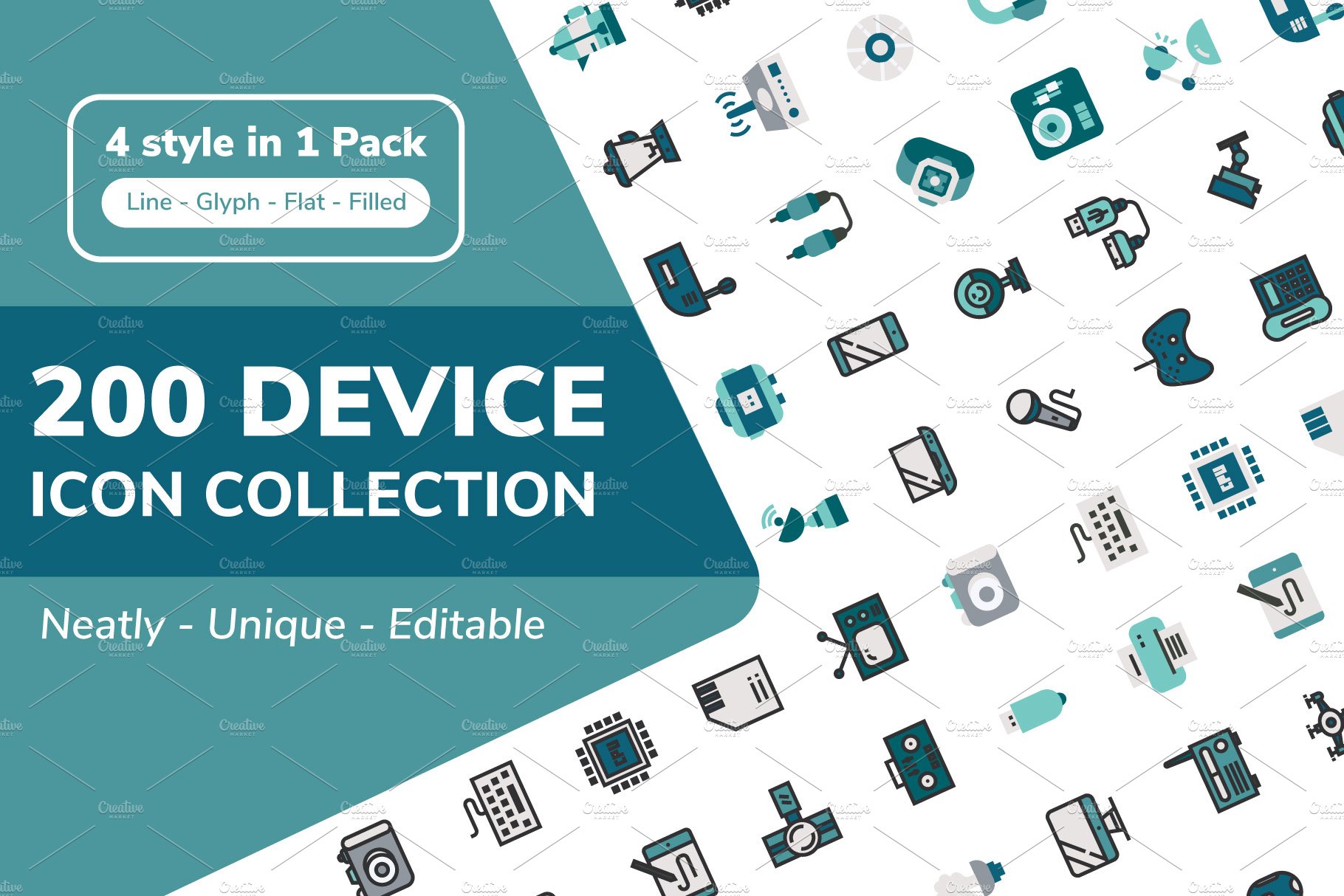 200 Device Icon Pack cover image.