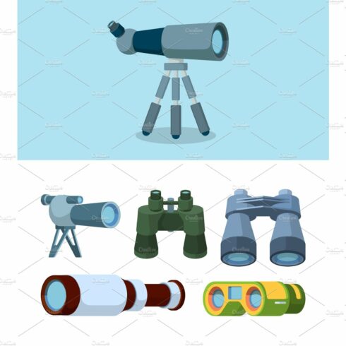 Binoculars. Travel telescope cover image.
