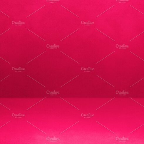 Empty pink concrete interior background banner cover image.