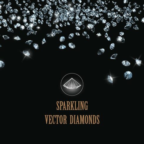 Vector diamonds collection cover image.