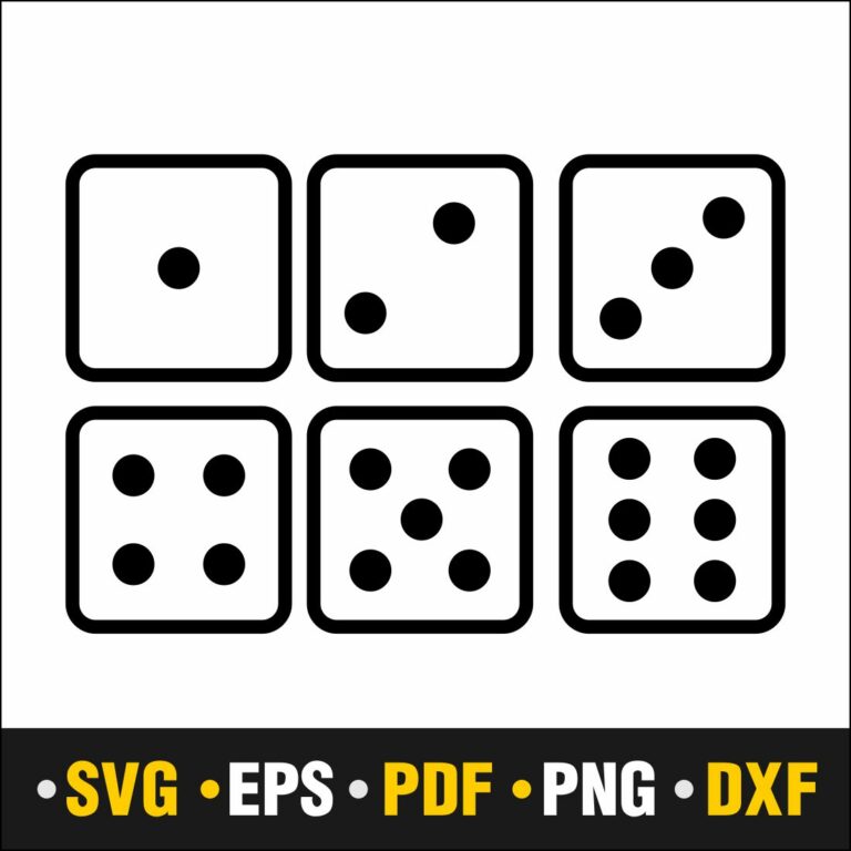 Dice svg, Two Dice svg, Dice Bundle Svg, Casino svg, Casion Clipart