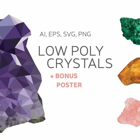 Low Poly Crystals cover image.