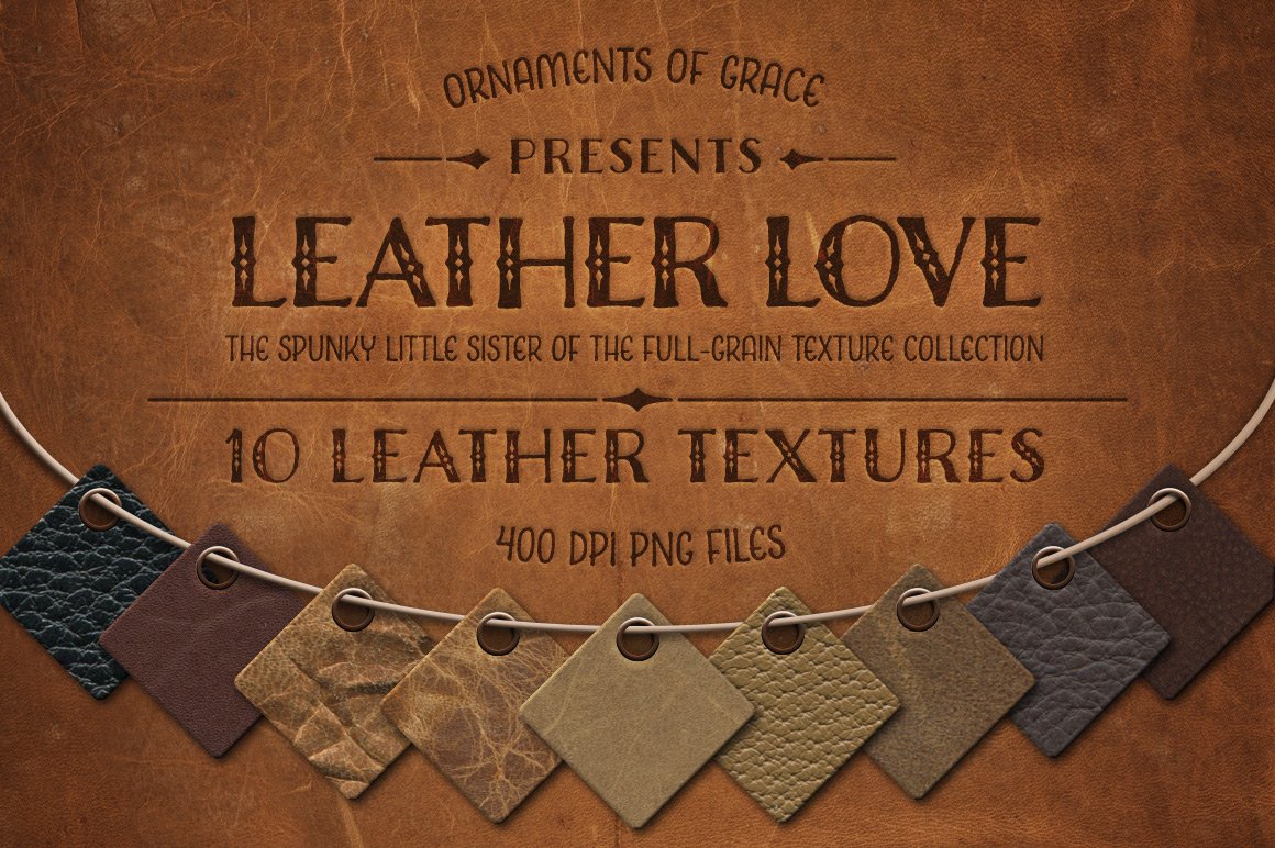 Leather Love - 10 Leather Textures cover image.