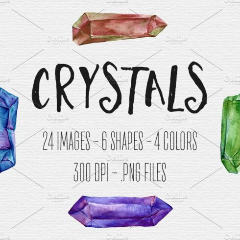 Watercolor Crystals cover image.