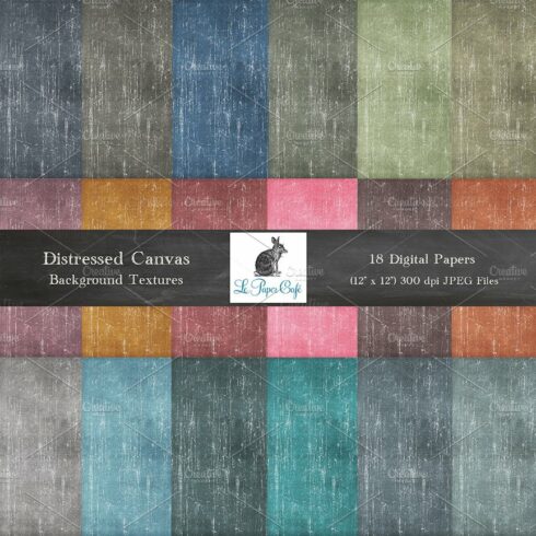 Distressed Canvas BackgroundTextures cover image.