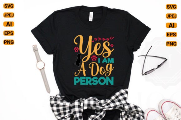 Dog Typography T Shirt Design