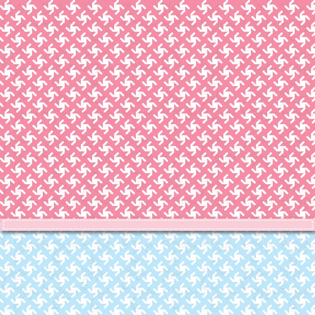 Houndstooth Digital Paper Pack preview image.