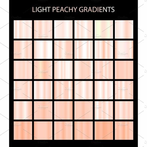 36 light peachy gradients cover image.