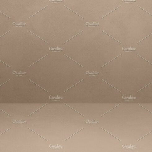 Empty warm concrete interior background banner cover image.