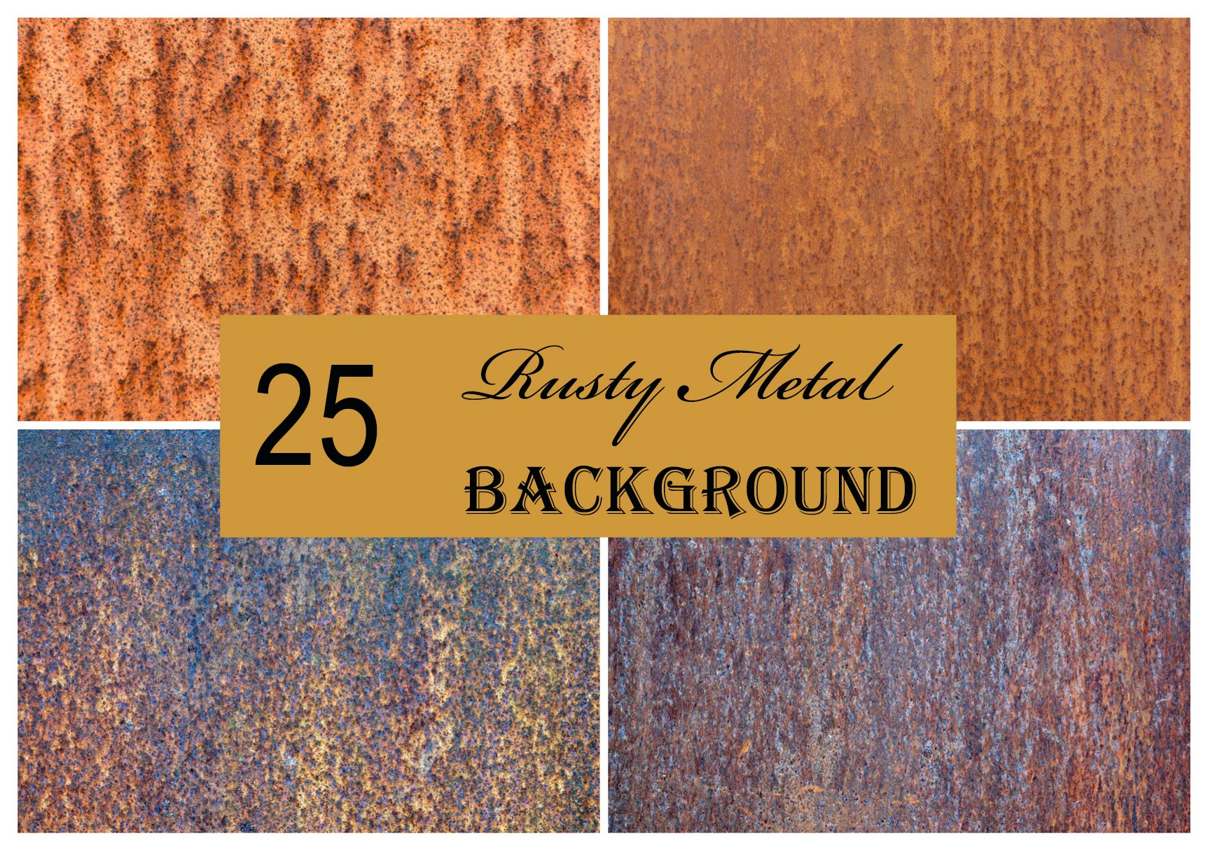 25 Rust Metal Texture Background cover image.