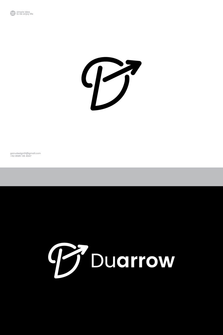 Letter D logo Arrow illustration - MasterBundles
