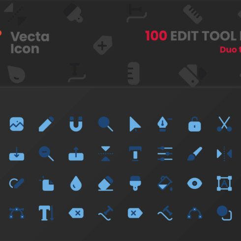 Edit Tool Icon Pack cover image.