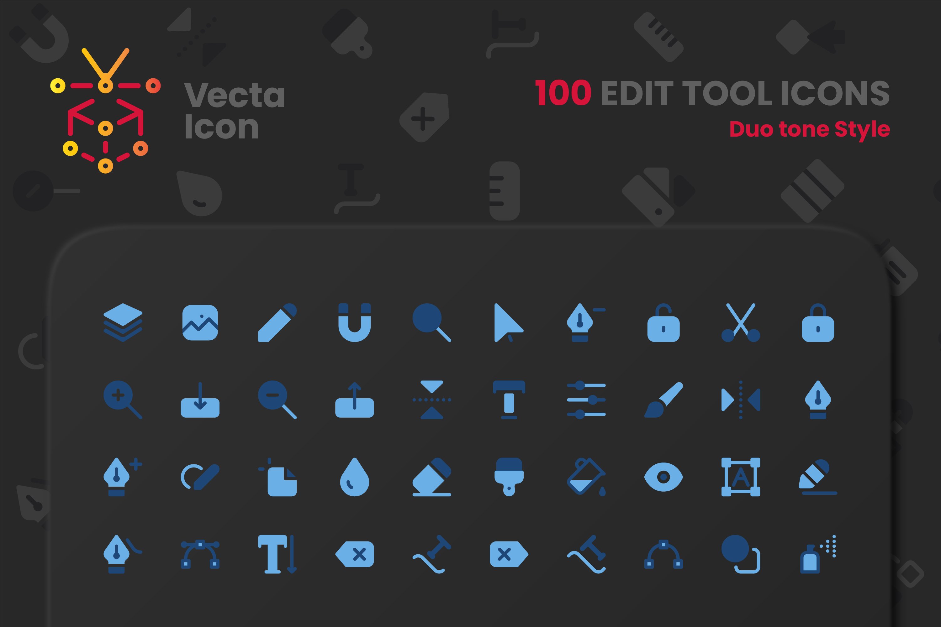 Edit Tool Icon Pack cover image.