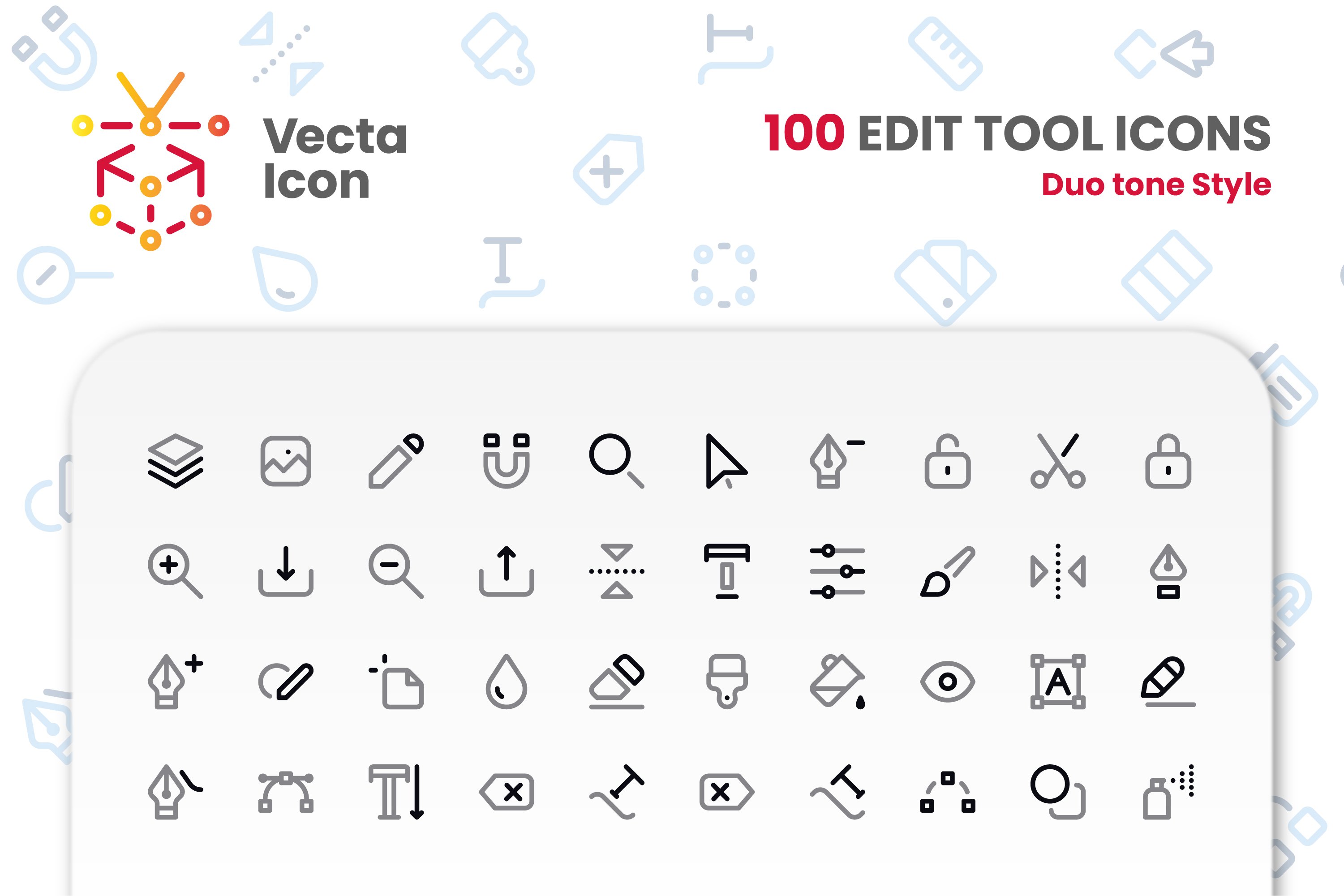 Edit Tool Icon Pack cover image.