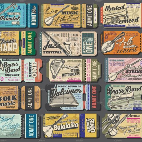 Folk, classic music tickets cover image.