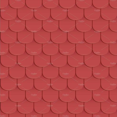 Shingles roof seamless pattern cover image.
