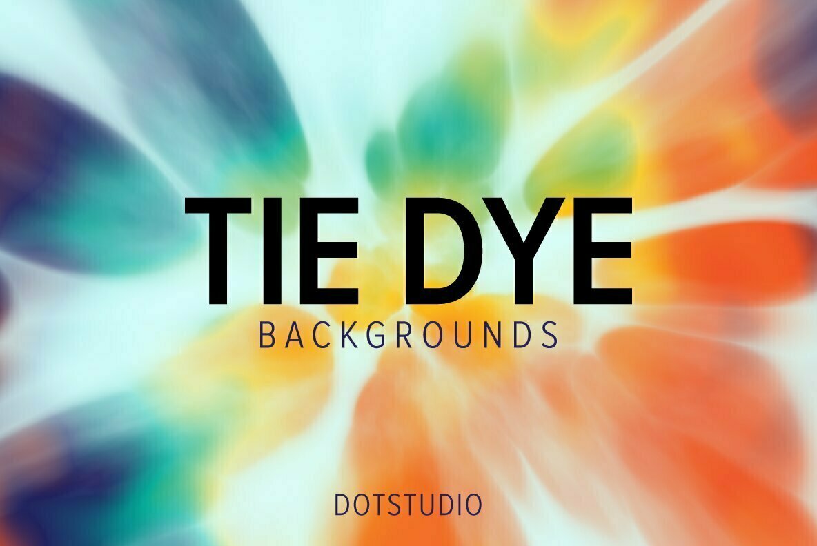 Tie Dye Backgrounds cover image.