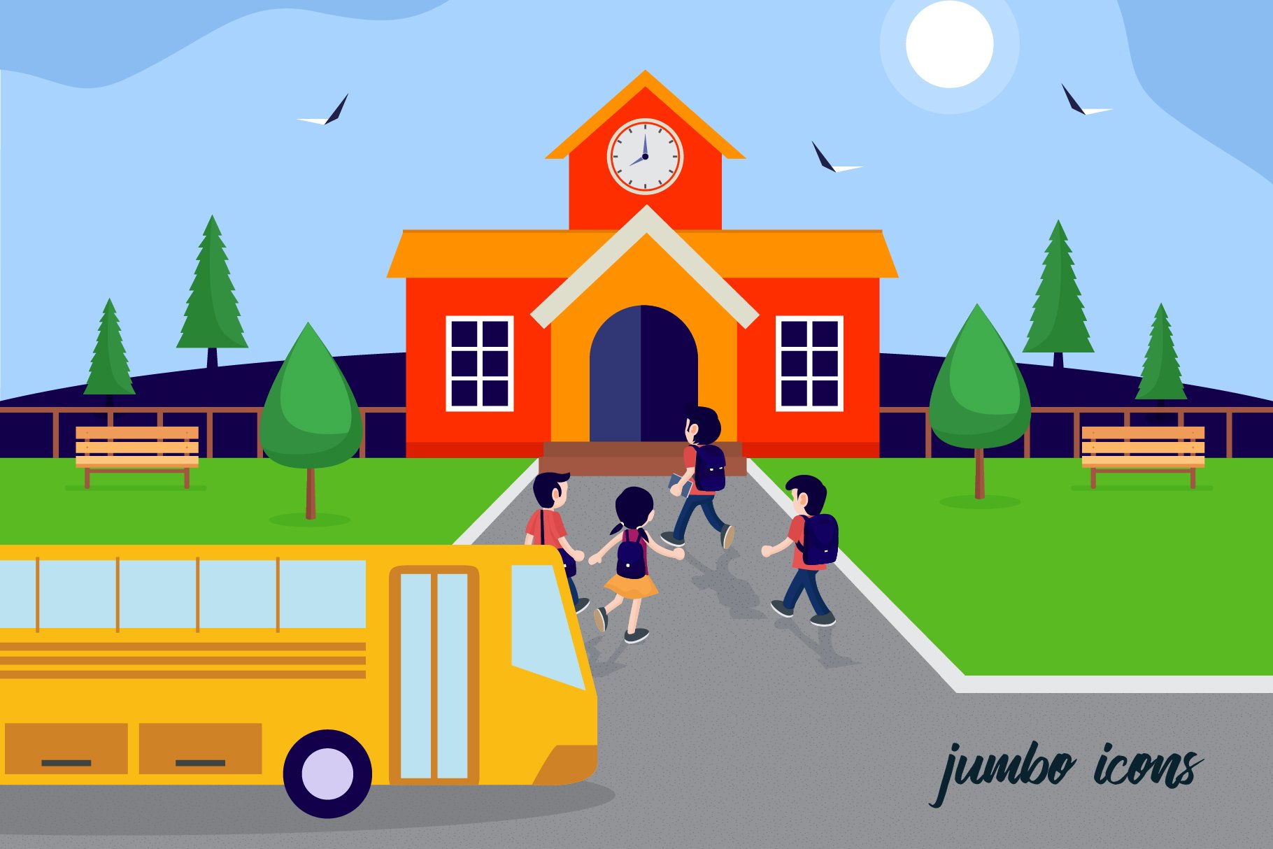Education Vector Icons V2 preview image.