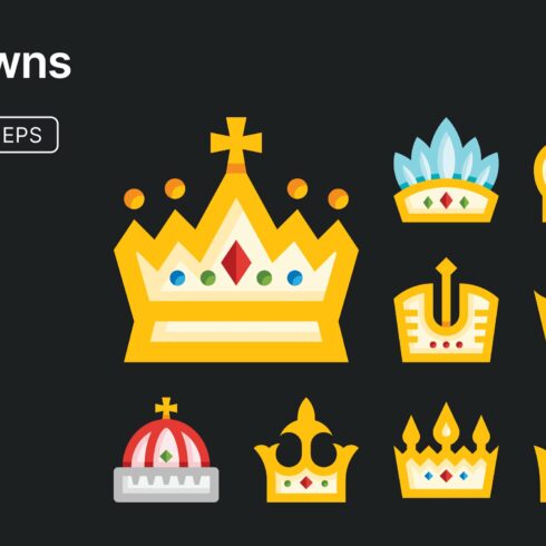 Basicons / Crown Icons cover image.