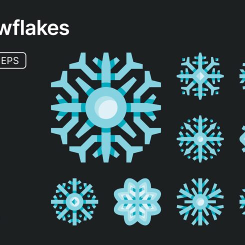 Basicons / Weather / Snowflakes cover image.