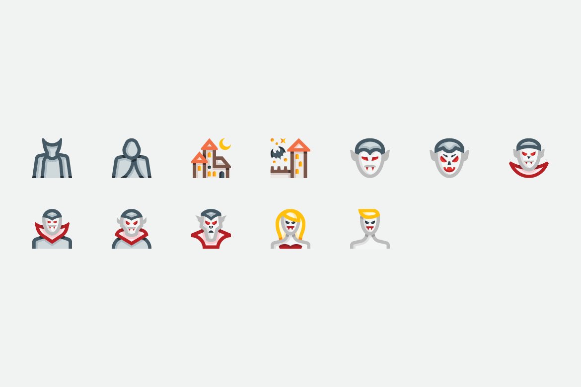 ee icons set vampires 28color29 preview 28ee29 1170x780px 02 802