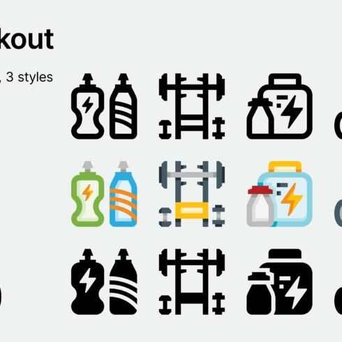 Basicons / Sport / Workout Icons cover image.