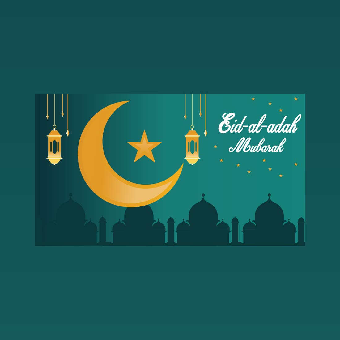 Eid Al Adha Social Media cover photo preview image.