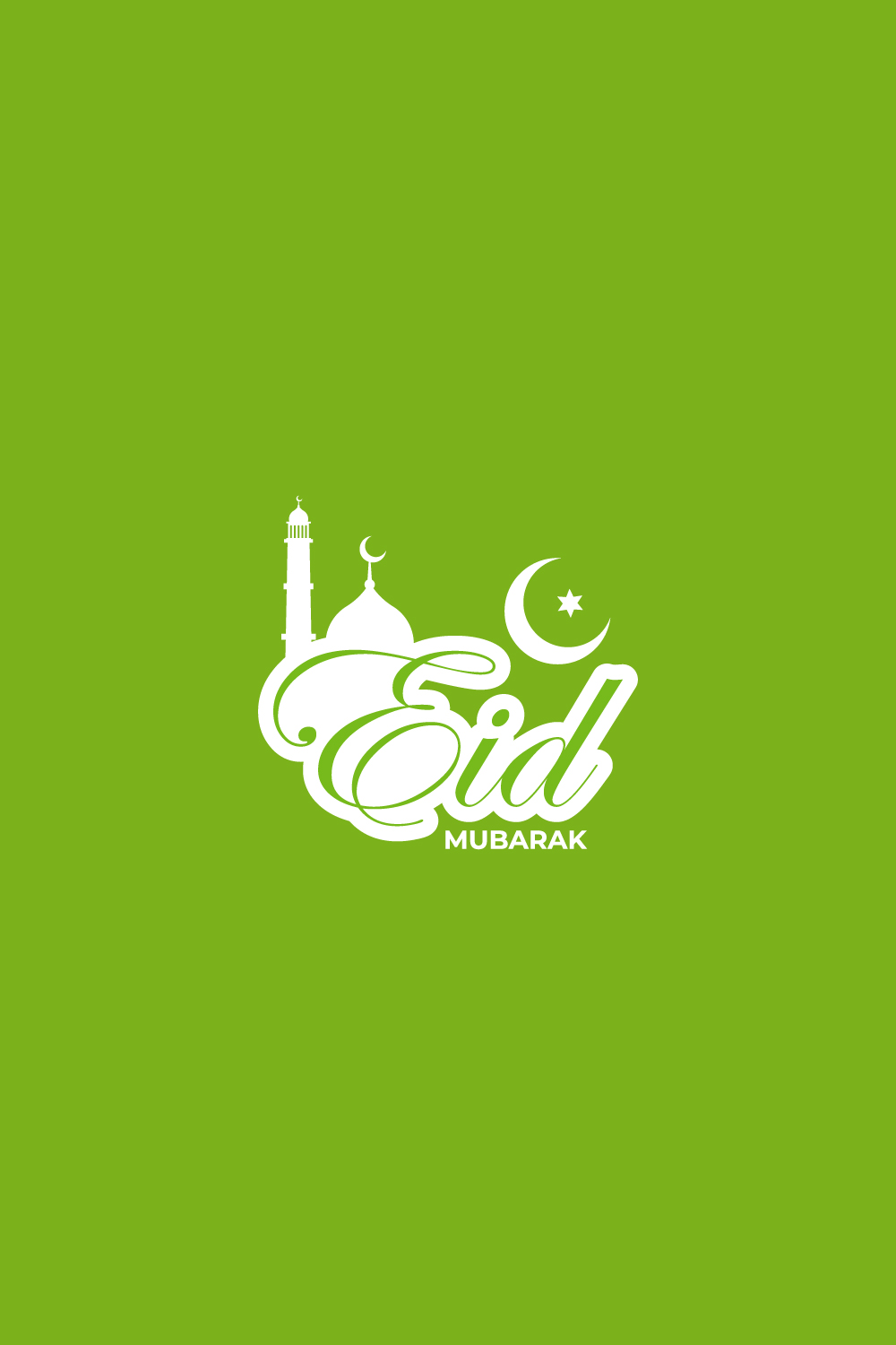 Eid Ul Adha Mubarak Media Post Design, Islamic festival background design pinterest preview image.