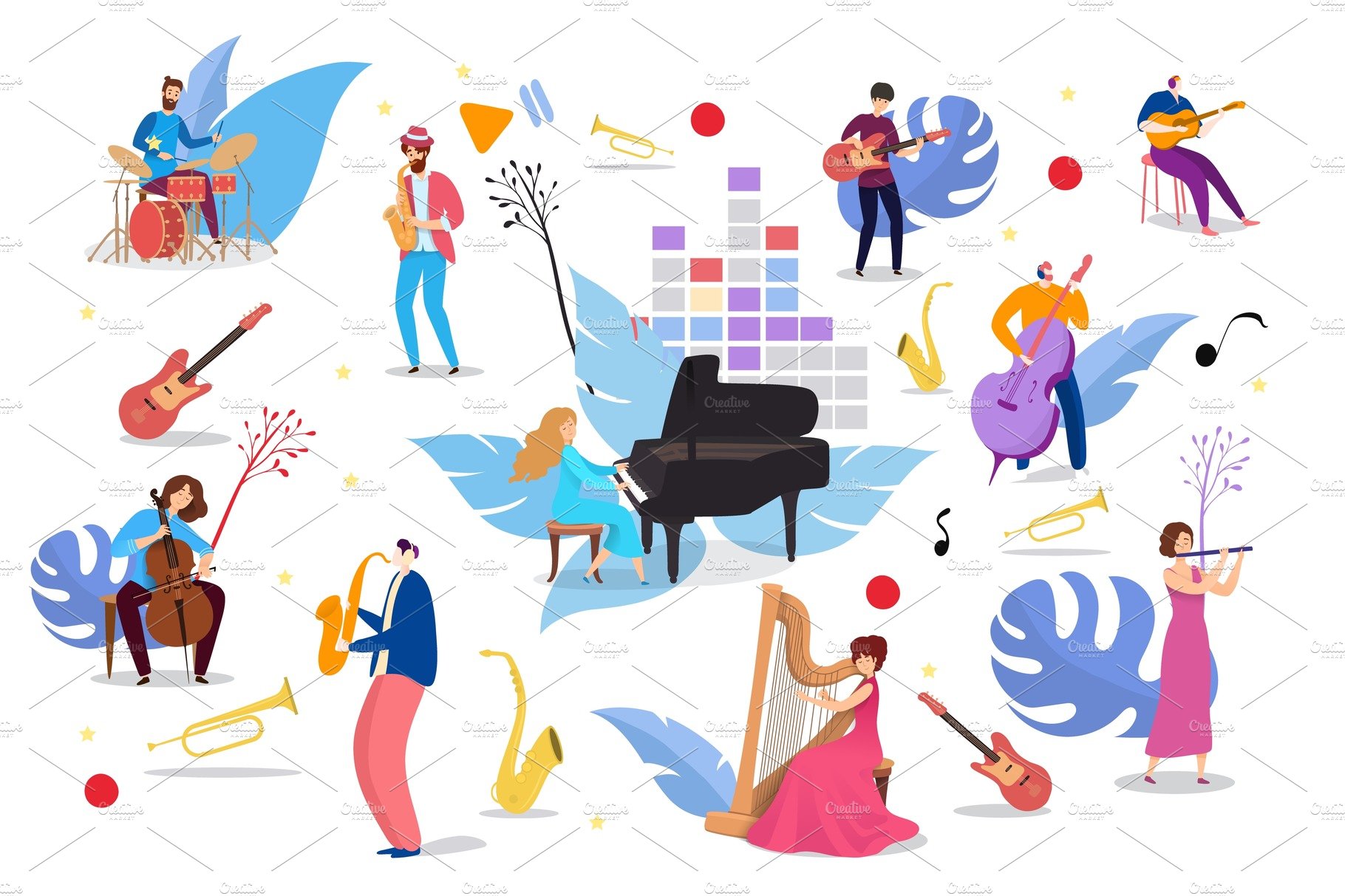 People playing on musical cover image.