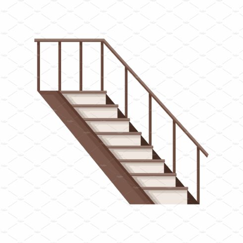 Modern wooden staircase cover image.