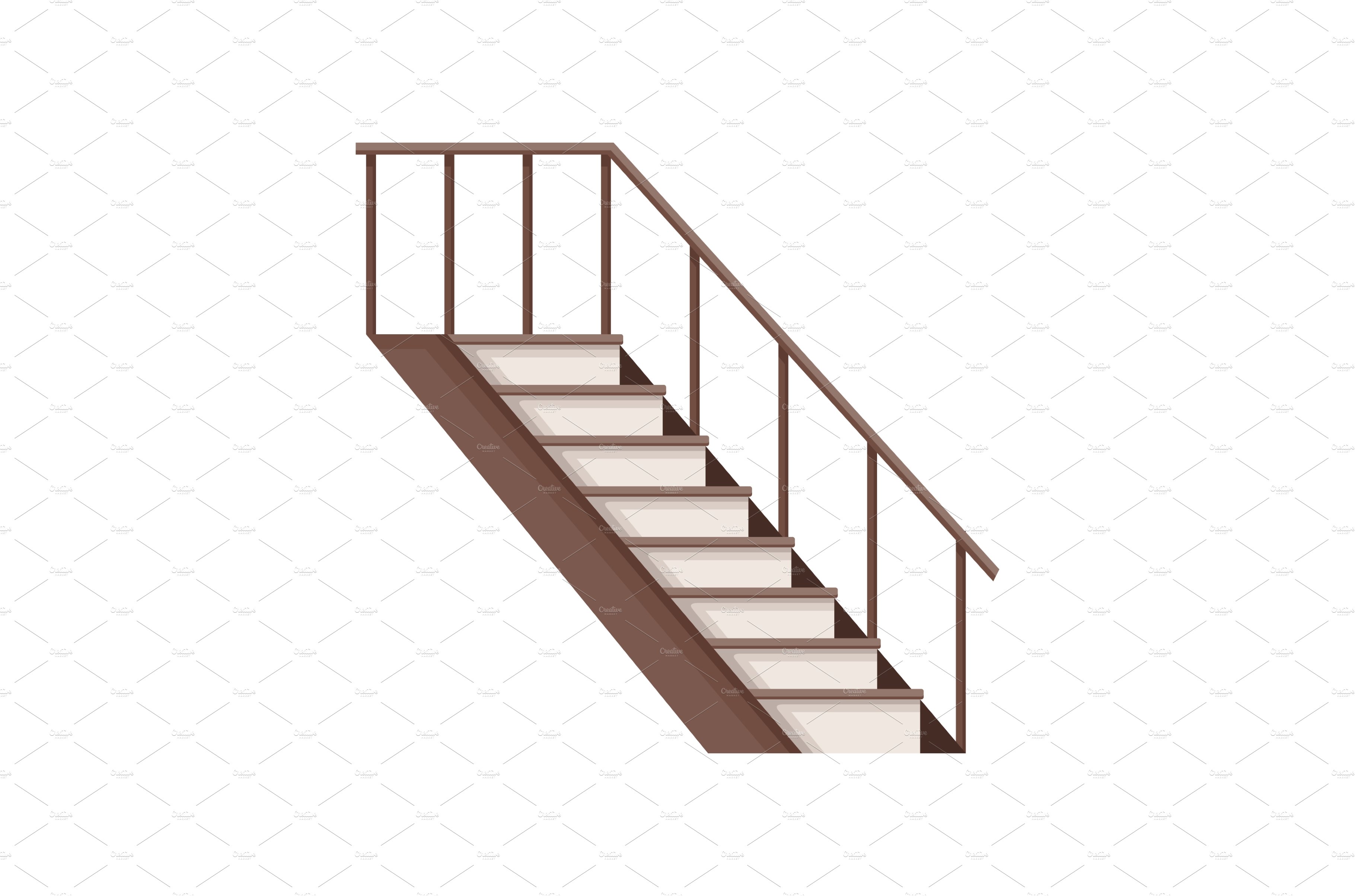 Modern wooden staircase cover image.