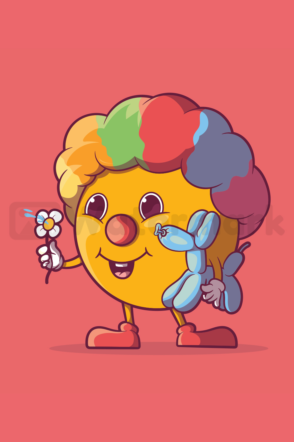 Emoji Clown! pinterest preview image.