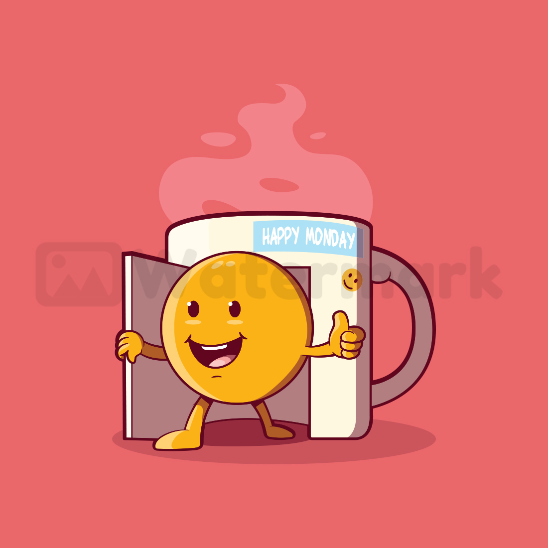 Happy Monday Emoji! preview image.