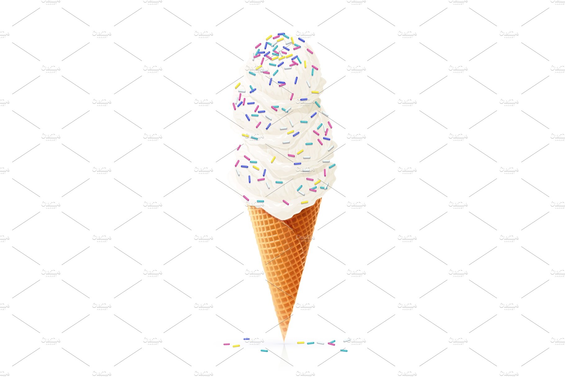 Ice cream. Summer sweetness. cover image.
