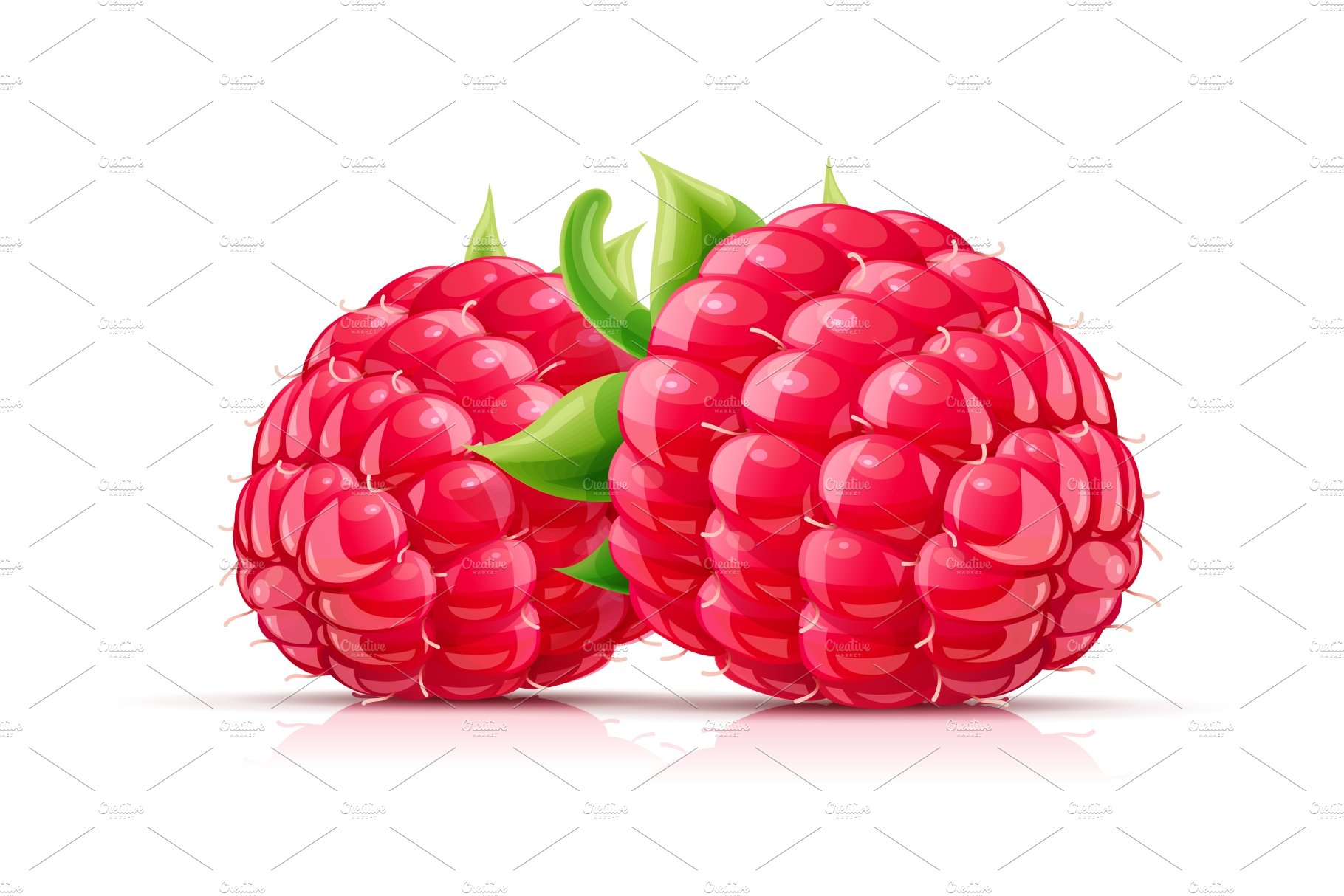 Raspberry. Fresh organic berry. cover image.