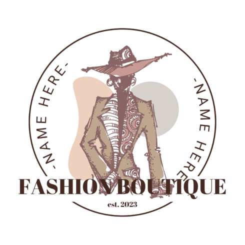 Fashion Boutique - Logo template cover image.