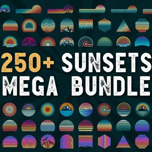 256 Sunset Print on Demand Bundle cover image.