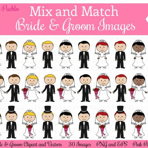 Mix & Match Bride & Groom Images cover image.