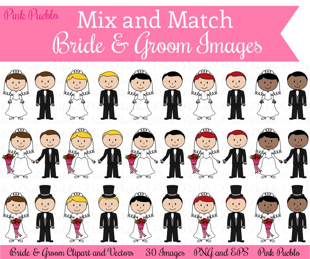 Mix & Match Bride & Groom Images cover image.