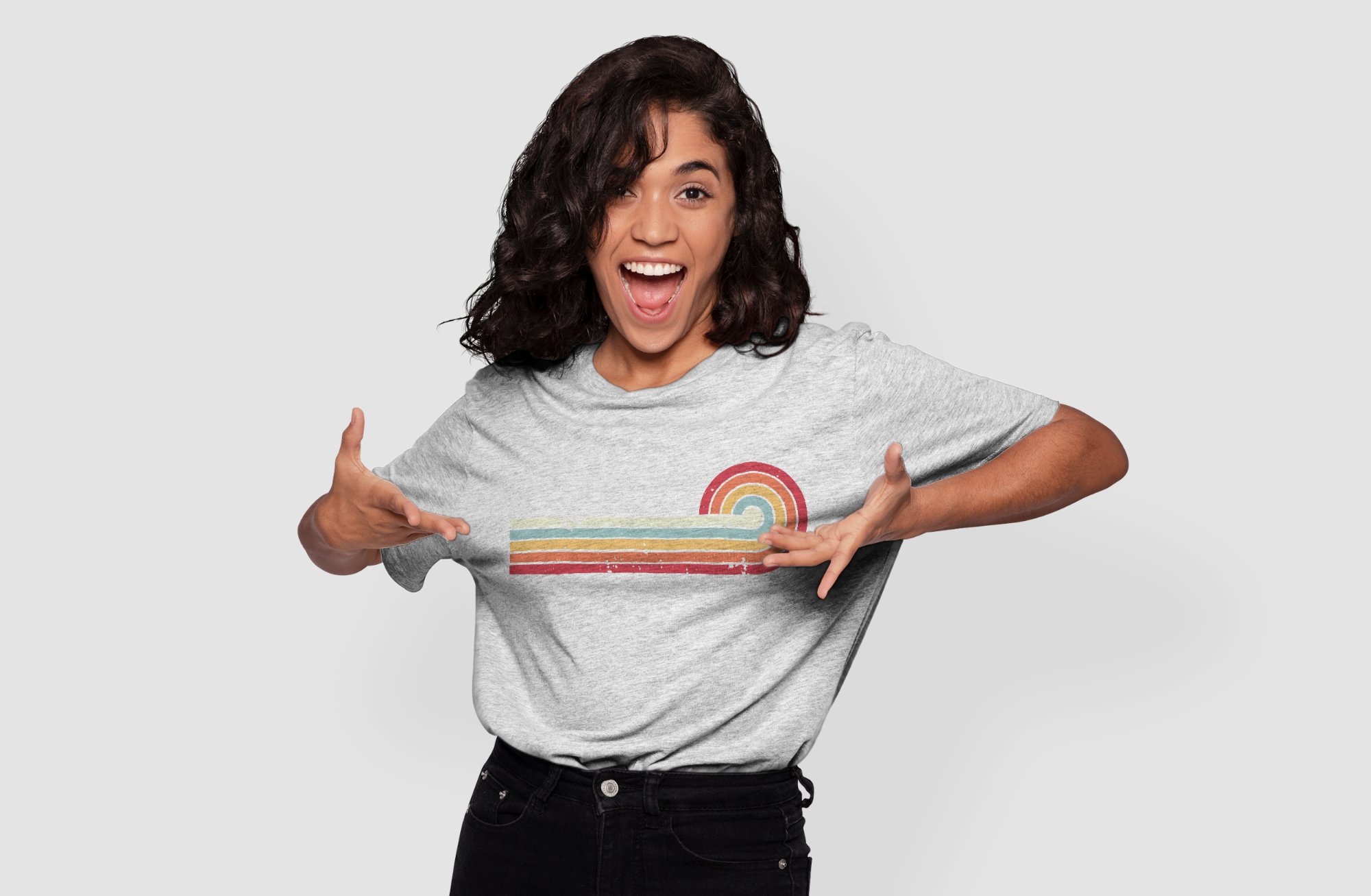 excited model t shirt mockup 2000x1307 721