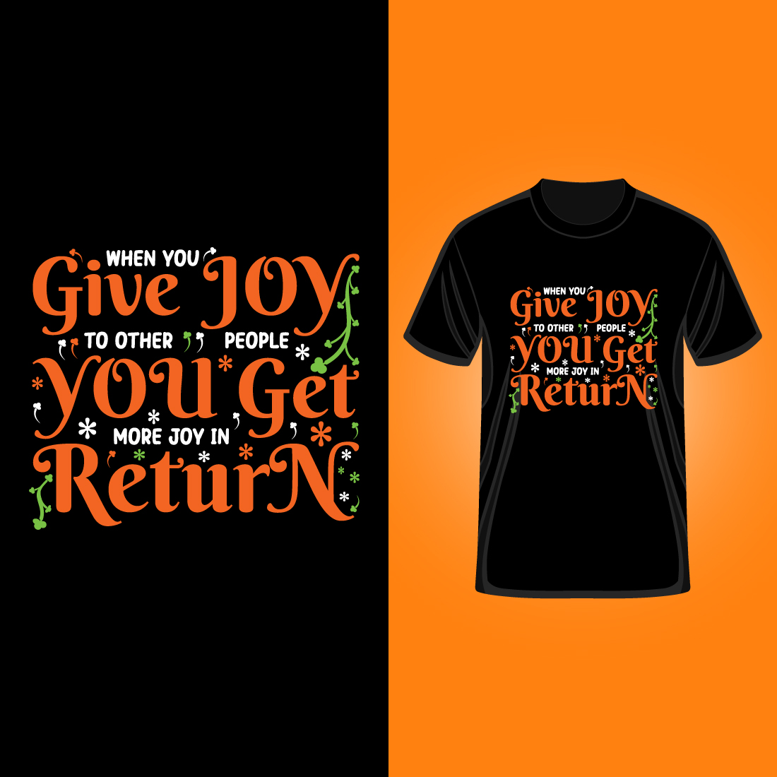 Motivational typography vector t-shirt design cover image.
