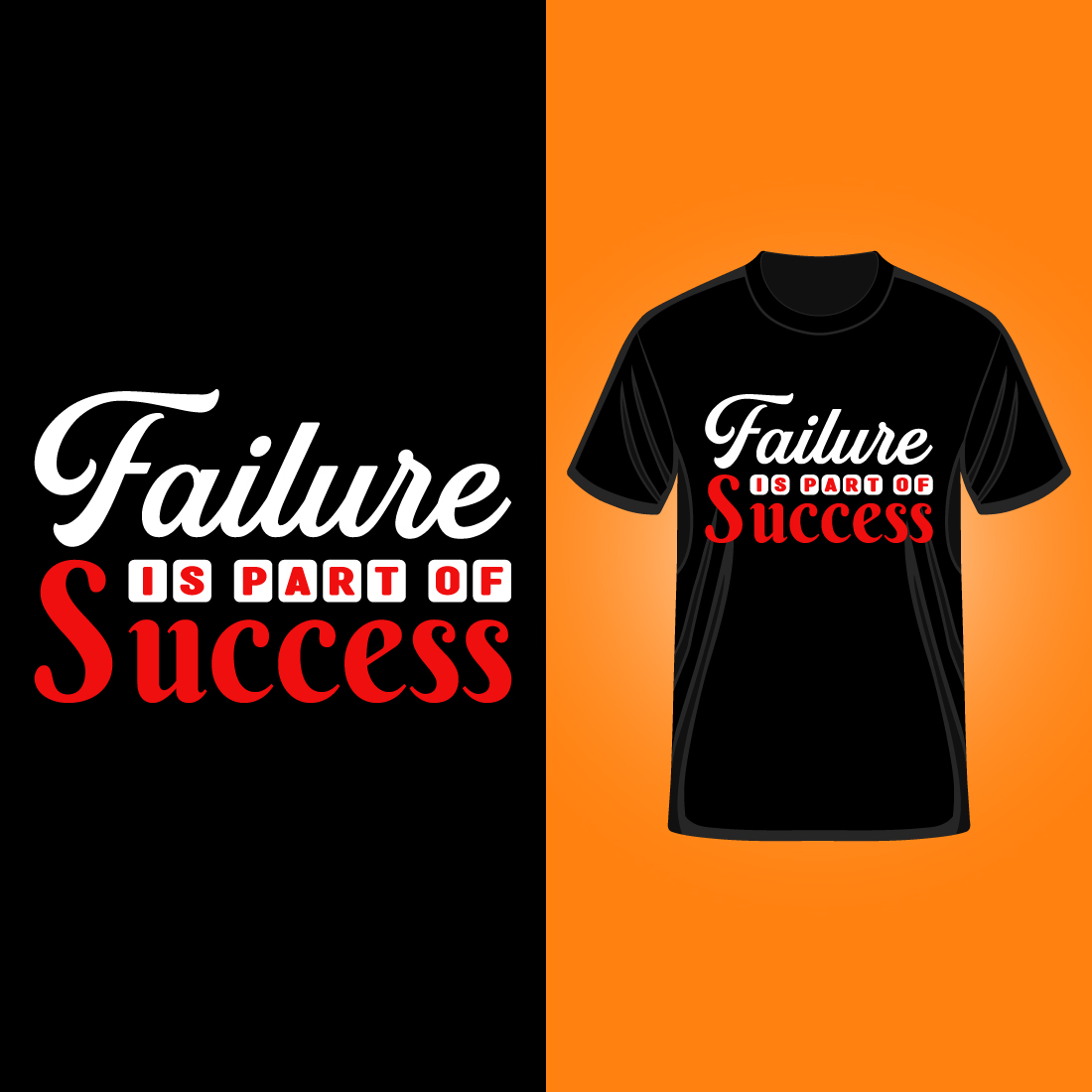 Motivational typography vector t-shirt design cover image.