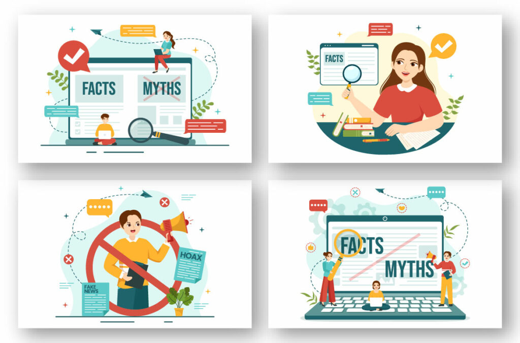 12 Fact Check Vector Illustration - MasterBundles