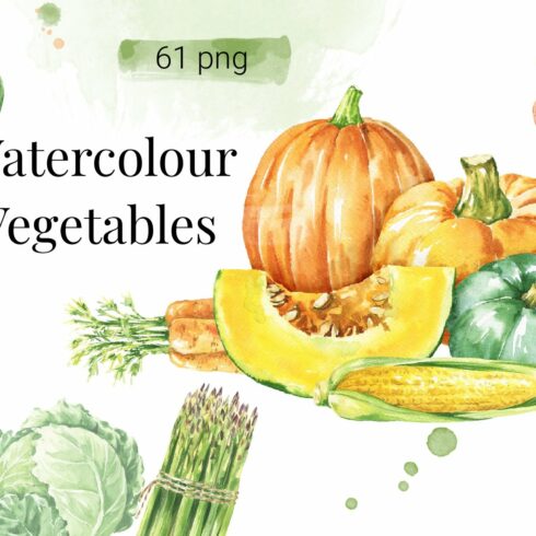 Watercolour Vegetables cover image.