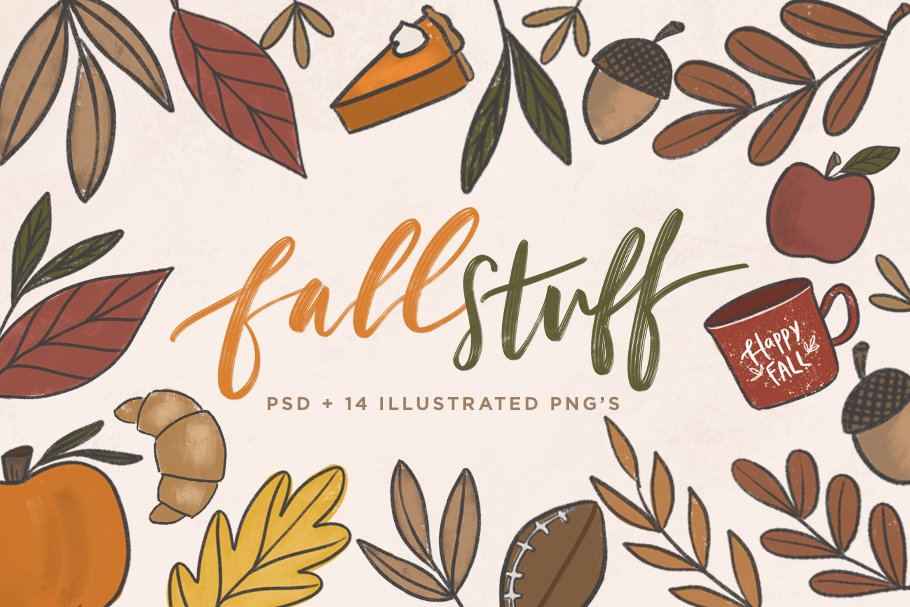 Fall Stuff | Illustrated PNG's cover image.