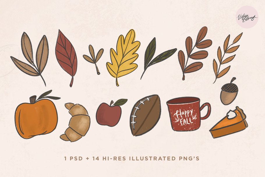 Fall Stuff | Illustrated PNG's preview image.