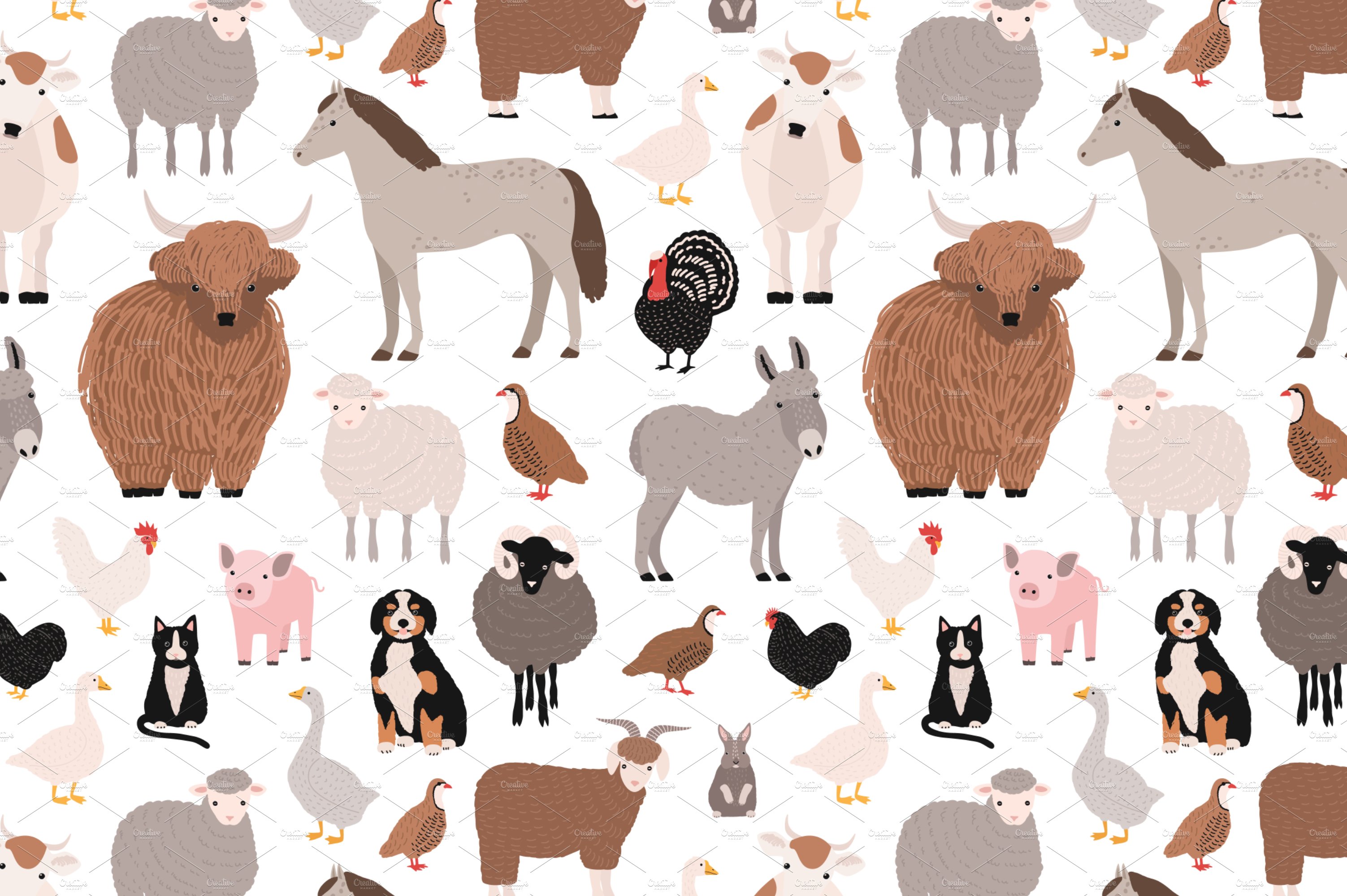 farm animals 5 364