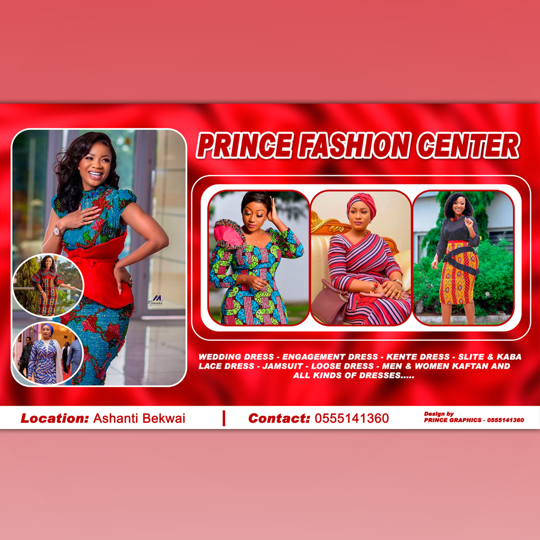 Clothing Fashion Design Banner preview image.