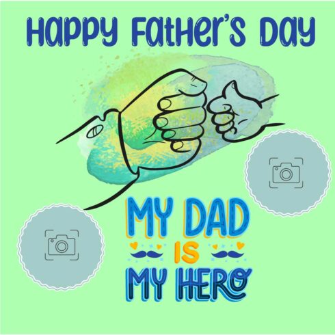 Happy Fathers Day 2023,vector ,art, background, card cover image.