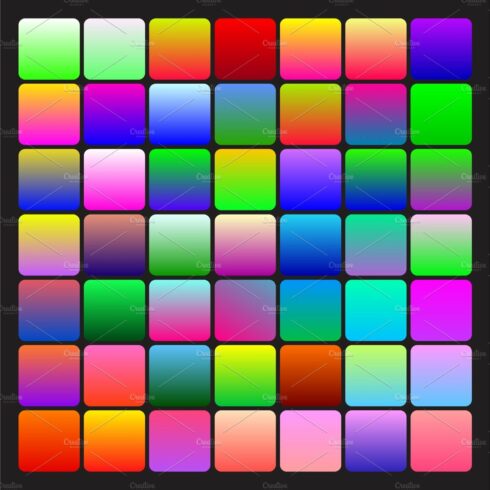 Two-coloured bright gradients cover image.